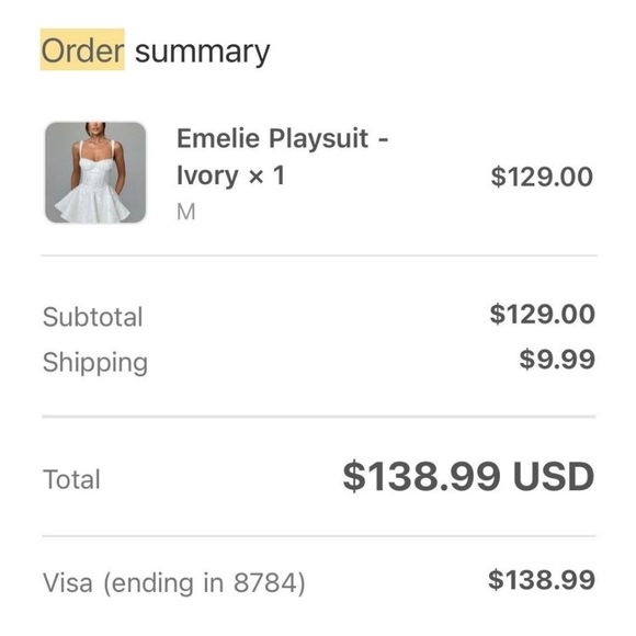 Babyboo Emile Playsuit - Ivory (M) - Picture 4 of 4